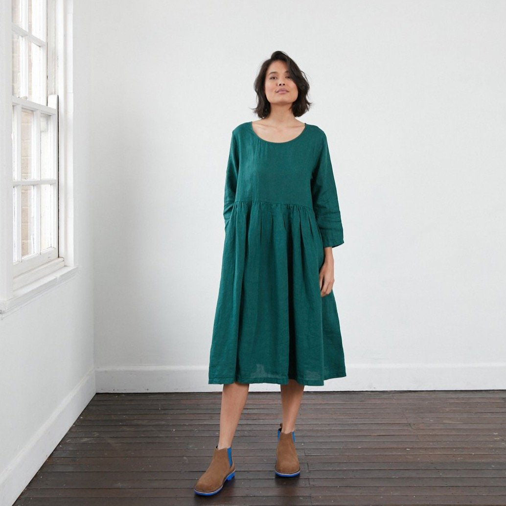   Journee linen dress Montaigne - Stay Wild Collective  