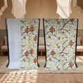  Kantha quilt in Autumn Garden - Stay Wild Collective  Decor