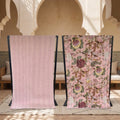  Kantha quilt in Floral Blush - Stay Wild Collective  Decor