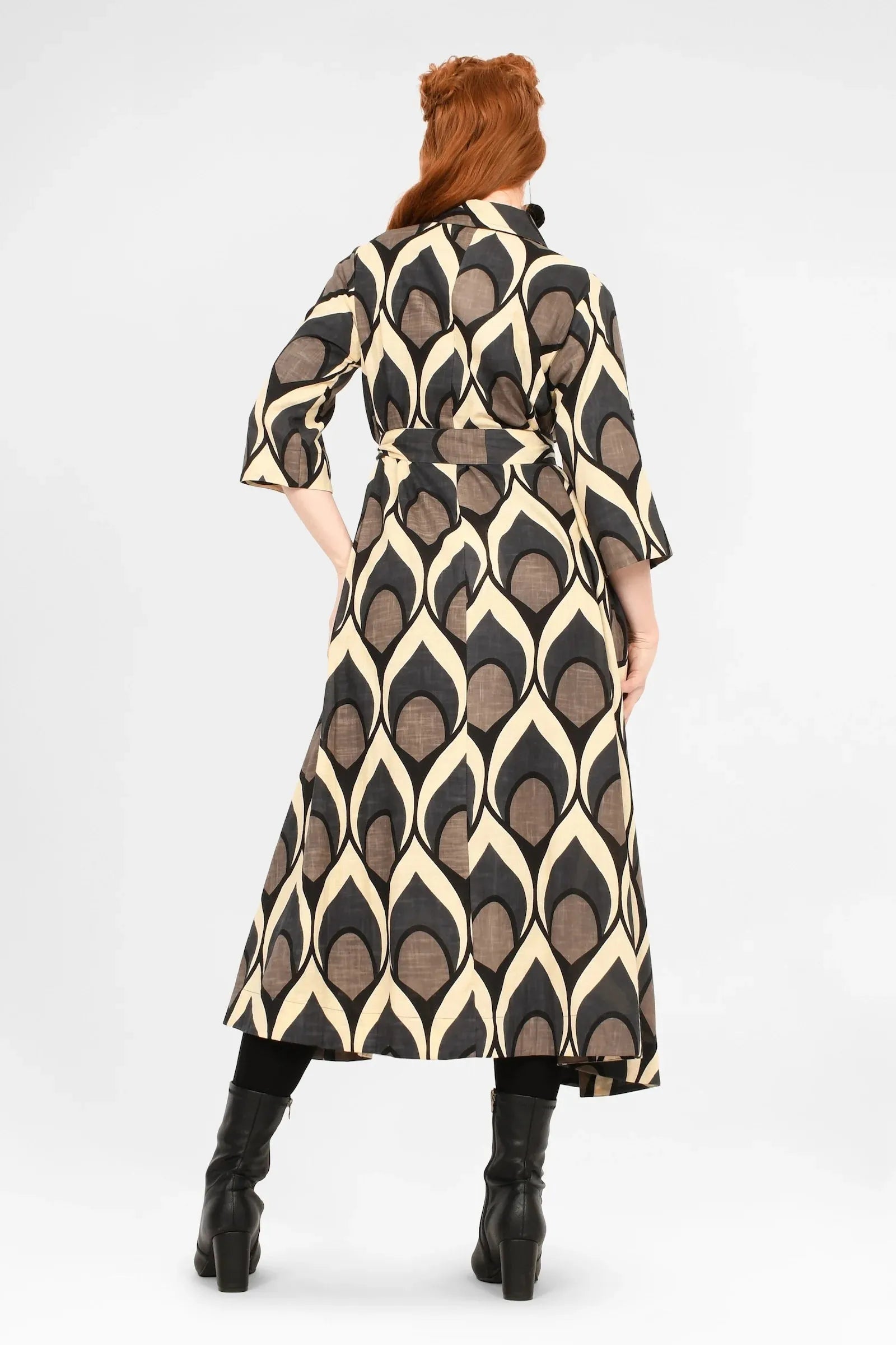 Keshet Cypress Midi Shirt Dress - Steel - Stay Wild Collective  Dress