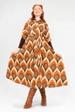 Keshet Cypress Midi Shirt Dress - Brown - Stay Wild Collective  Dress