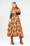 Keshet Cypress Midi Shirt Dress - Brown - Stay Wild Collective  Dress