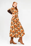 Keshet Cypress Midi Shirt Dress - Brown - Stay Wild Collective  Dress