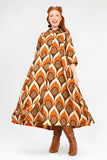 Keshet Cypress Midi Shirt Dress - Brown - Stay Wild Collective  Dress