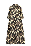 Keshet Cypress Midi Shirt Dress - Steel - Stay Wild Collective  Dress