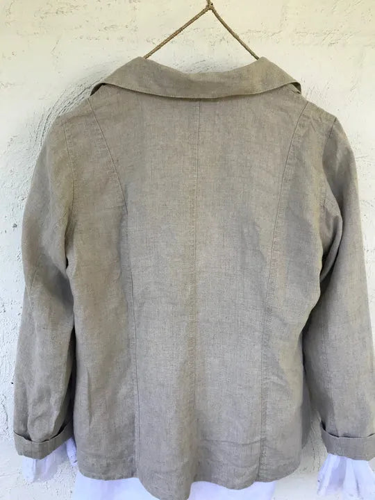 Kloth Kathryn Linen Blazer - Natural - Stay Wild Collective  Coat