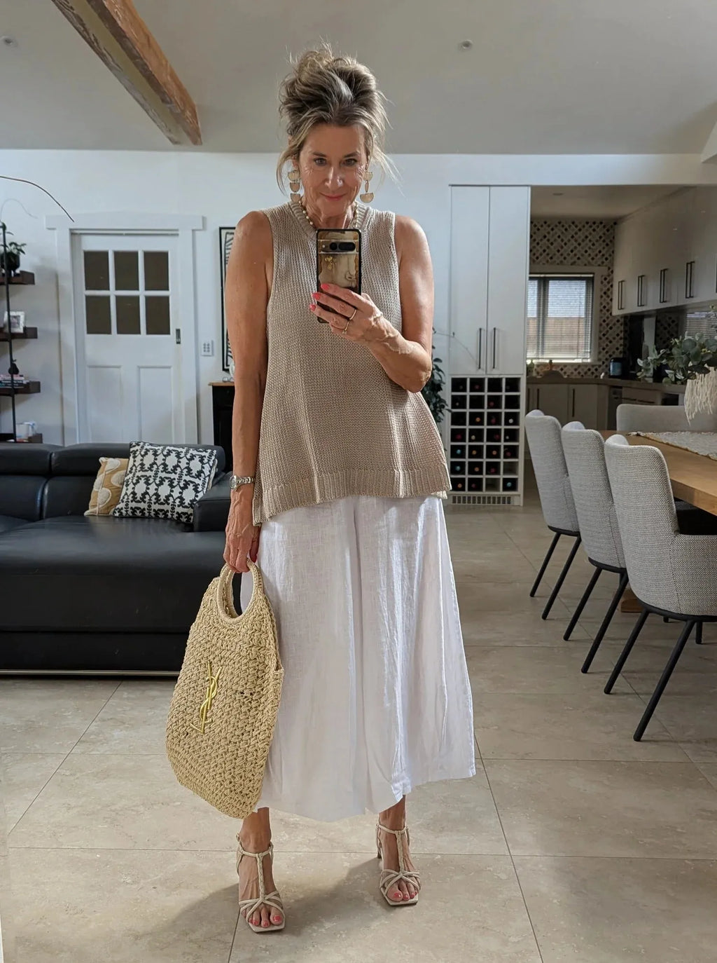 Knitted linen singlet Montaigne - Stay Wild Collective  