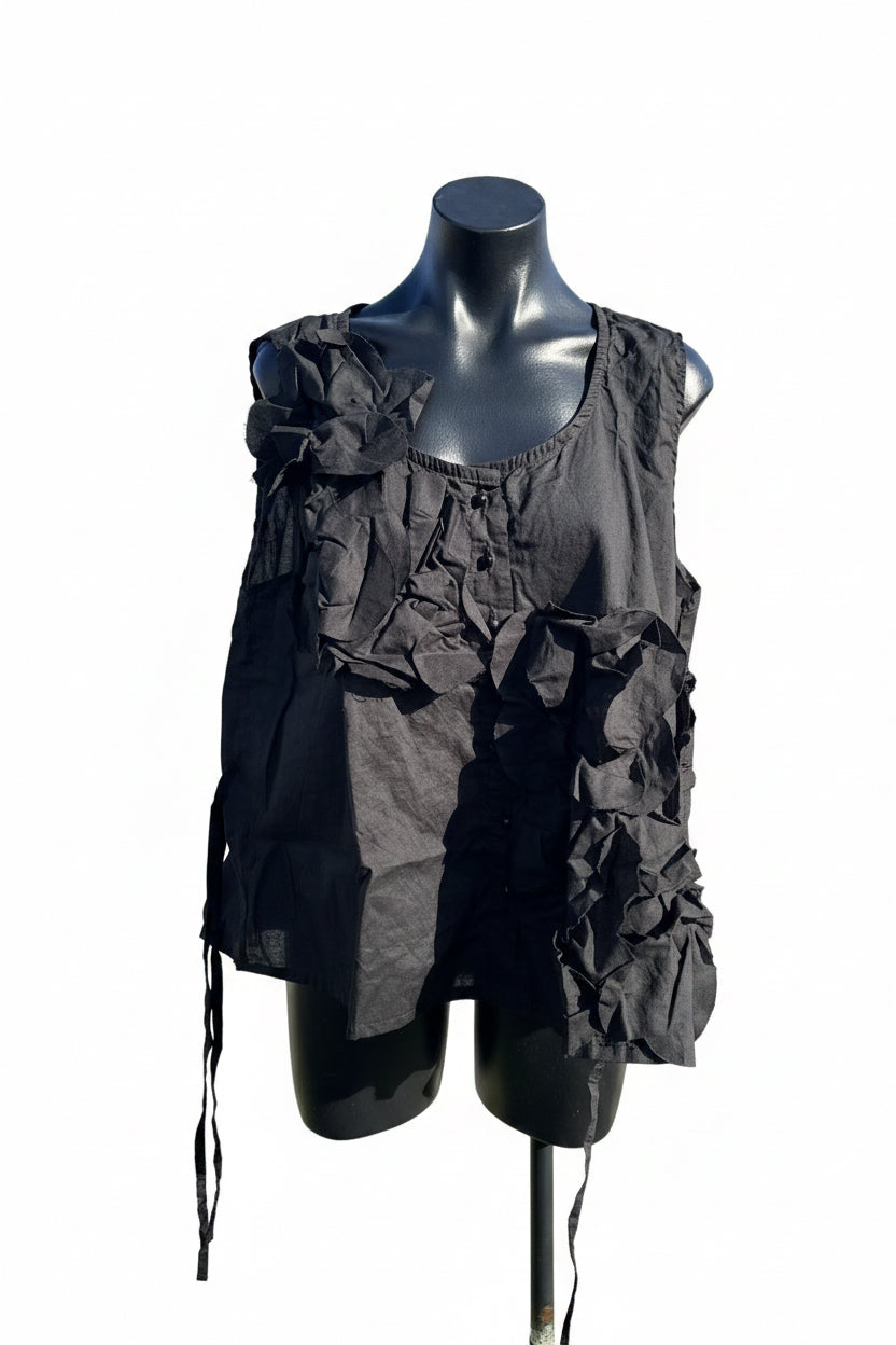 Shirts & Tops  Krista Larson Hibiscus cami black CV O/S - Stay Wild Collective