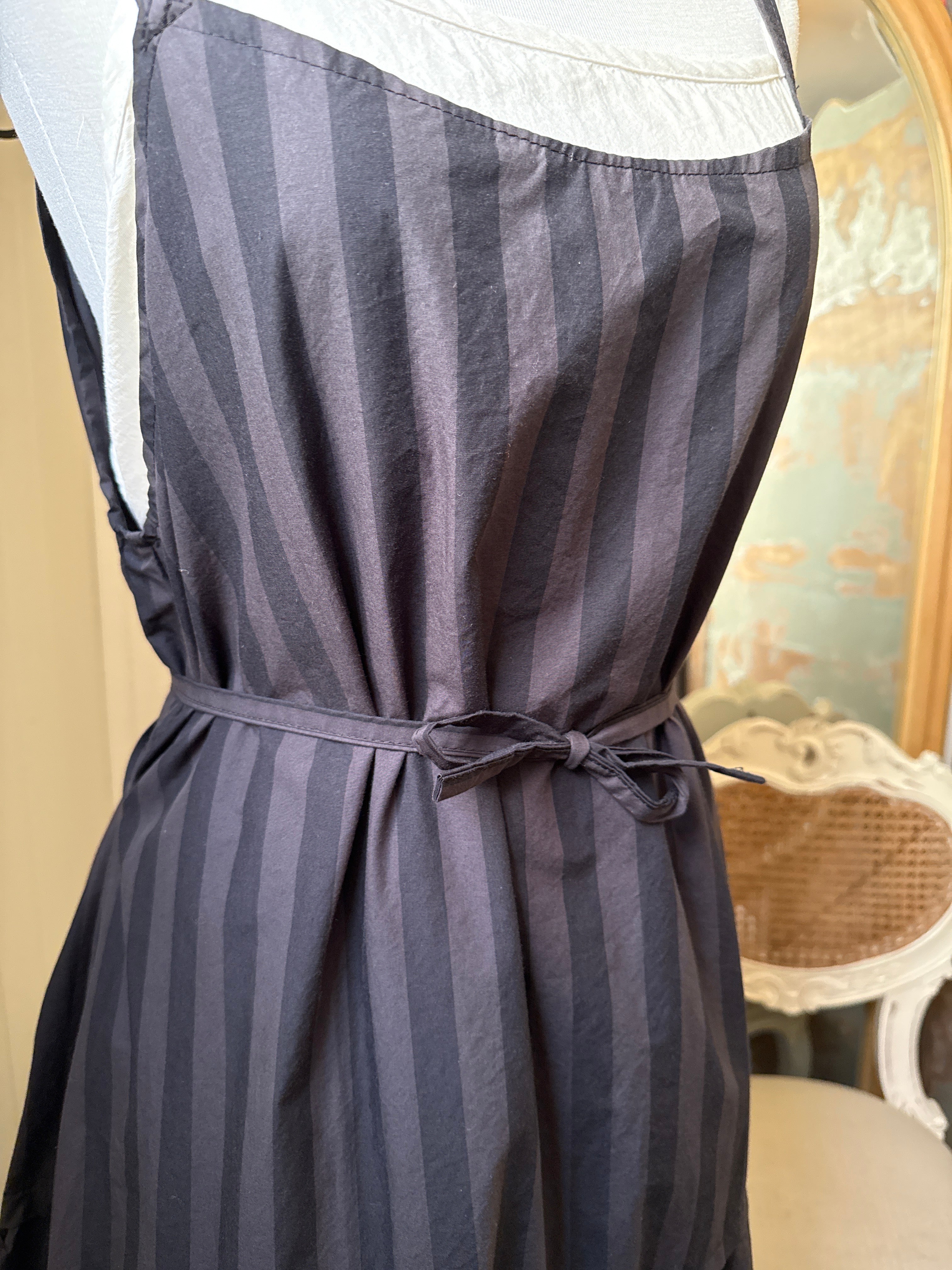 Slip dress  Krista Larson Long lavish striped Japanese cotton slip O/S - Stay Wild Collective  