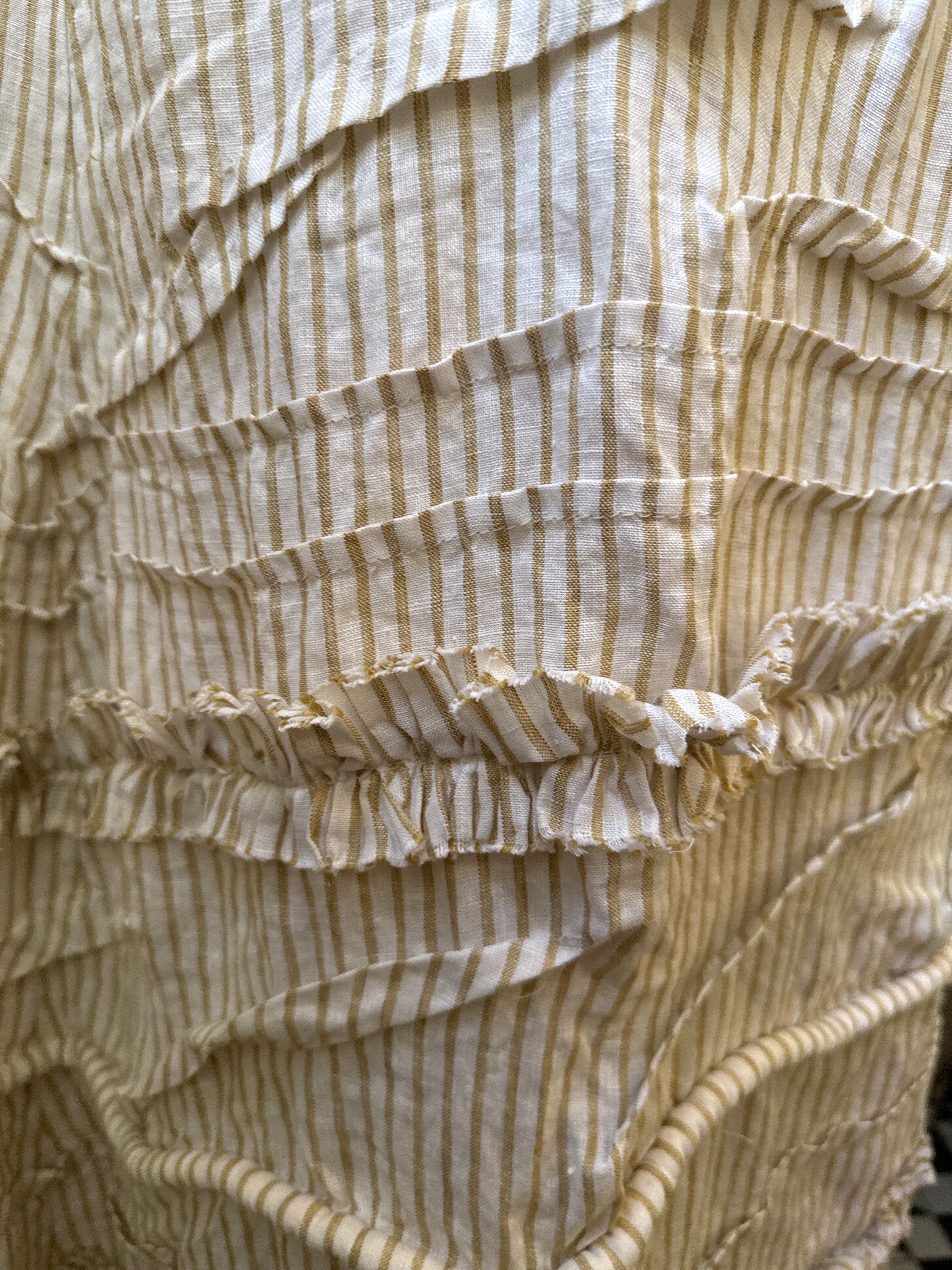 Slip dress  Krista Larson Long lavish striped linen slip O/S - Stay Wild Collective  