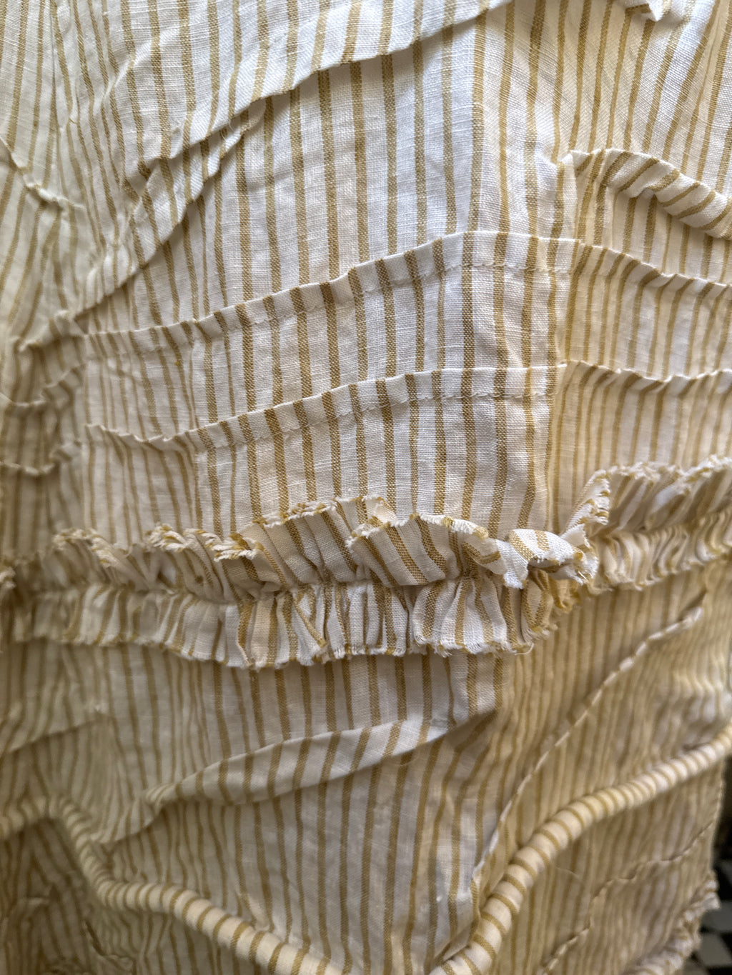 Slip dress  Krista Larson Long lavish striped linen slip O/S - Stay Wild Collective  