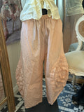  Krista Larson cabbage rose striped cotton shell pants O/S - Stay Wild Collective  Pants
