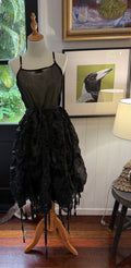  Krista Larson parachute slip cotton organdy faded black - Stay Wild Collective  