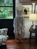  Krista Larson parachute slip dress black cotton voile washed grey - Stay Wild Collective  