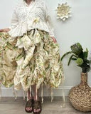 Krista Larson parachute slip dress peach bird - Stay Wild Collective  