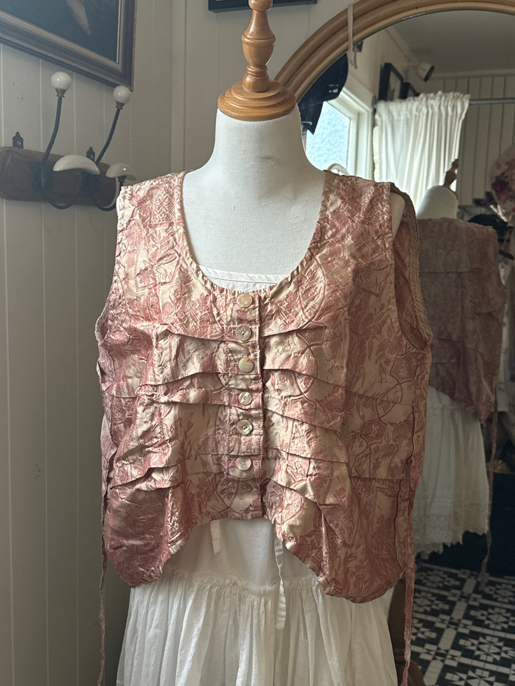 Shirts & Tops  Krista Larson smashed cami Salmon exquisite silk O/S - Stay Wild Collective  