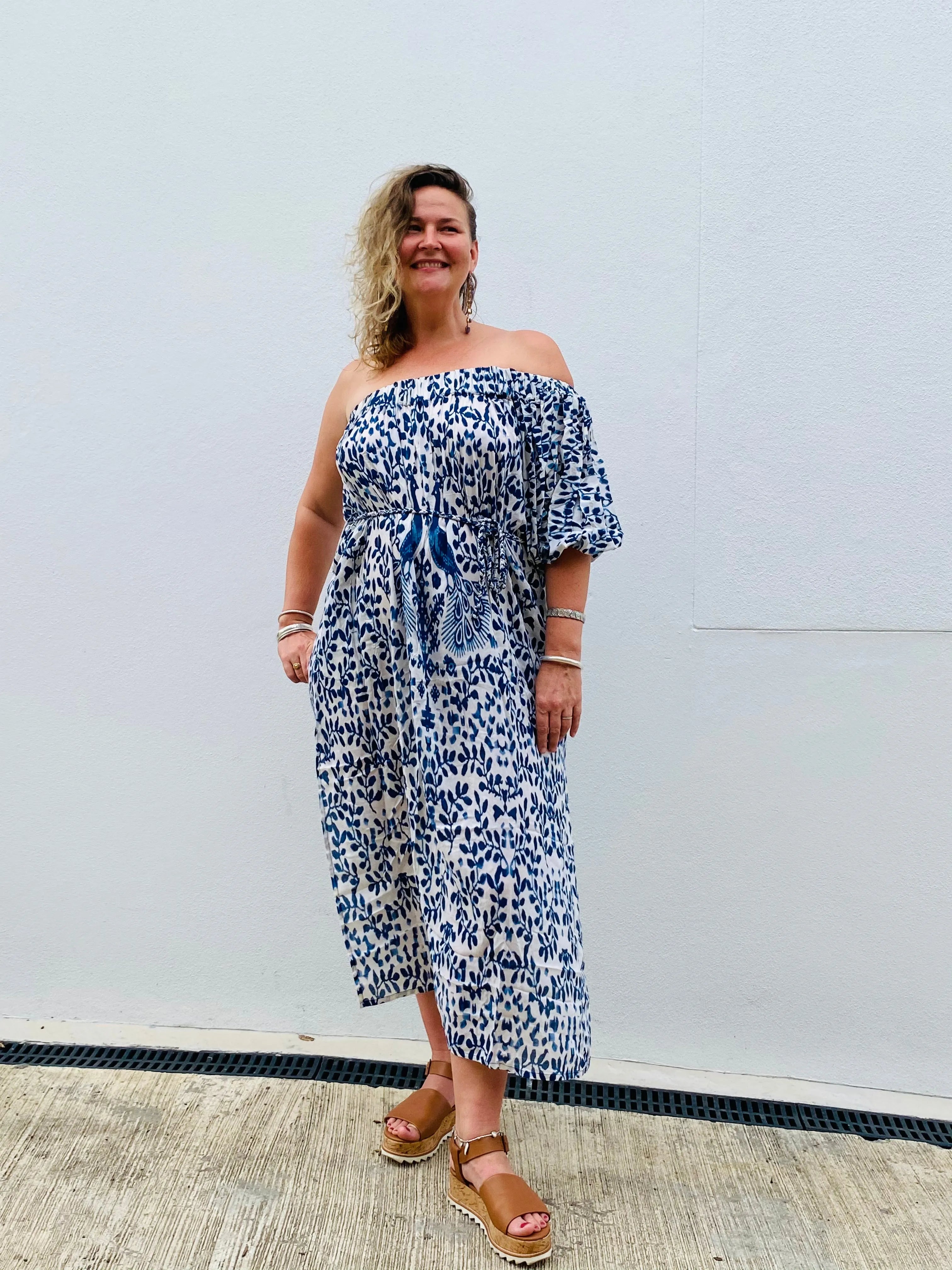 Ladli Ava Dress | Cotton | Sapphire & Ruby - Stay Wild Collective  Dresses