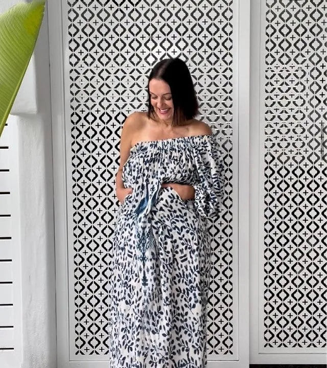 Ladli Ava Dress | Cotton | Sapphire & Ruby - Stay Wild Collective  Dresses