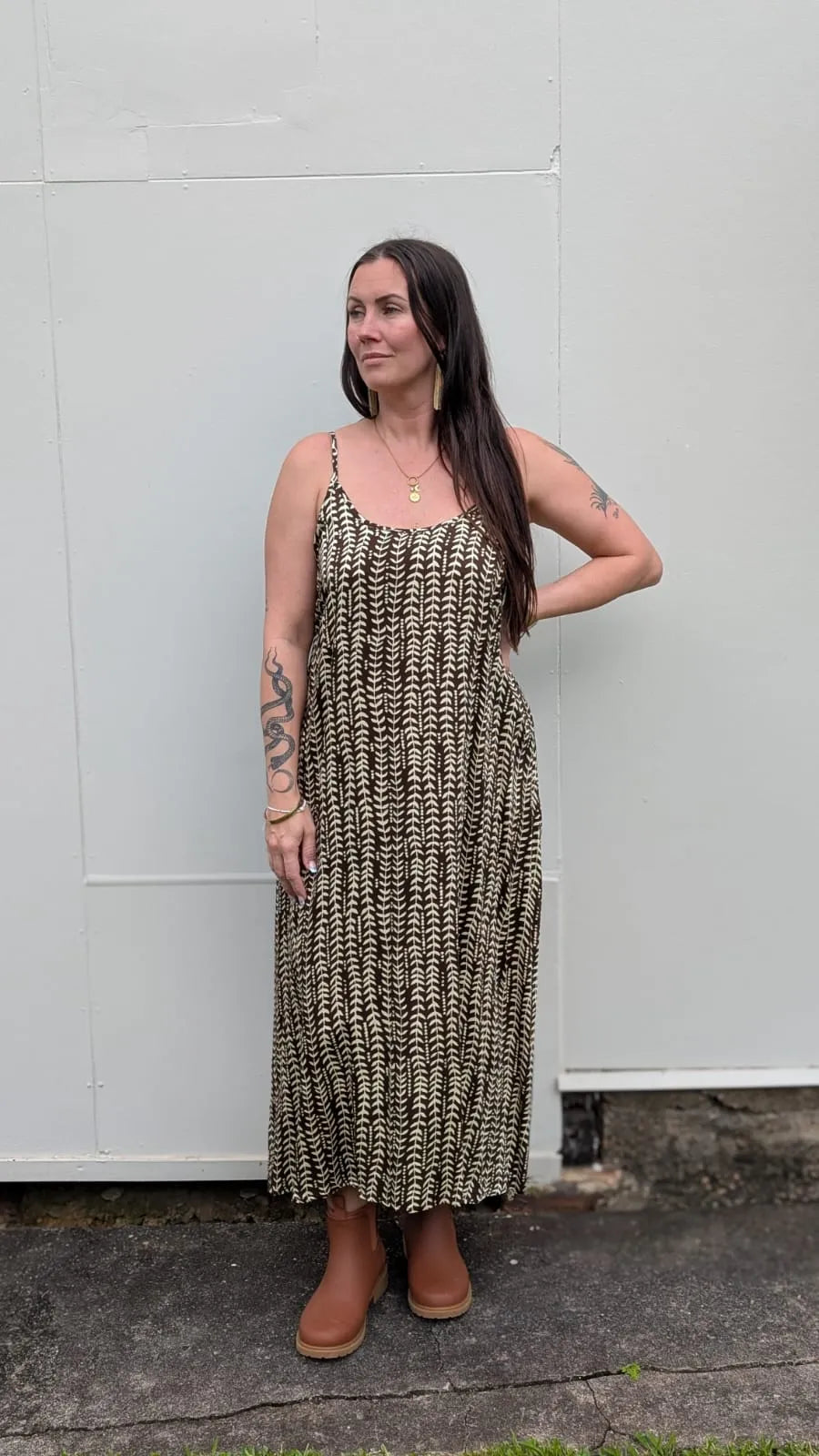 Ladli LeJardin Long Slip Dress - Stay Wild Collective  Dress