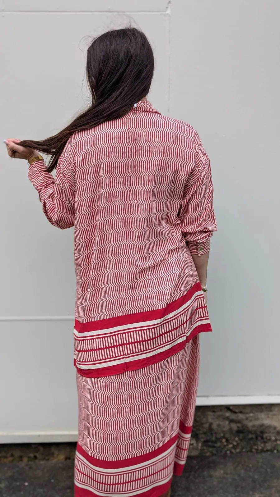 Ladli Lejardin Boyfriend Shirt Red - Stay Wild Collective  Top