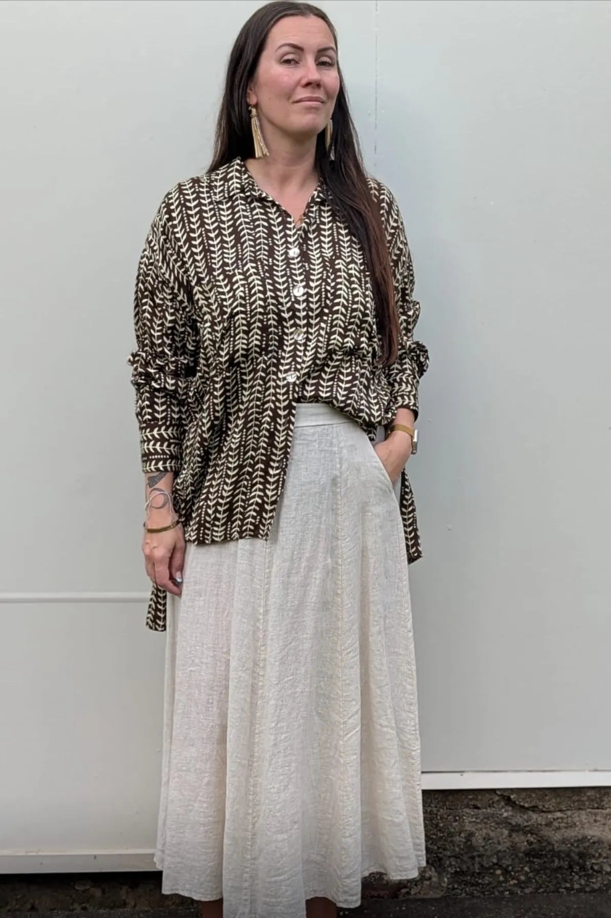 Ladli Lejardin Boyfriend Shirt - Stay Wild Collective  Top