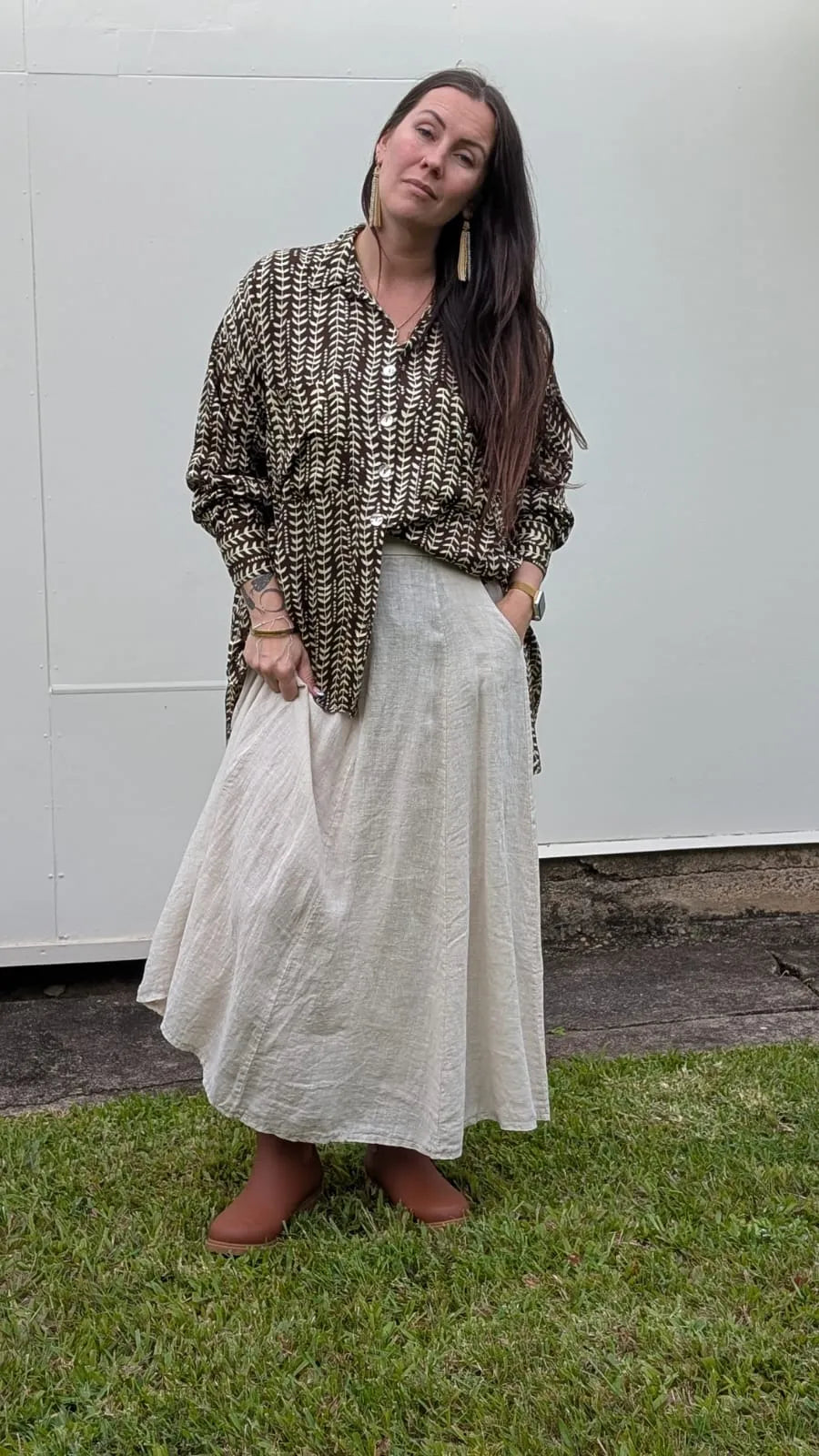 Ladli Lejardin Boyfriend Shirt - Stay Wild Collective  Top