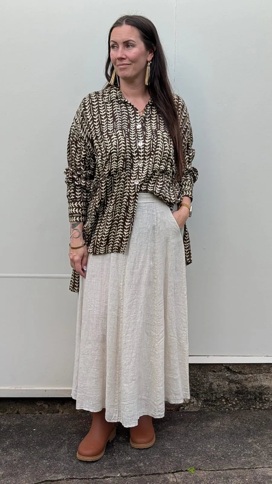 Ladli Lejardin Boyfriend Shirt - Stay Wild Collective  Top