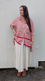 Ladli Lejardin Boyfriend Shirt Red - Stay Wild Collective  Top
