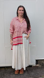 Ladli Lejardin Boyfriend Shirt Red - Stay Wild Collective  Top