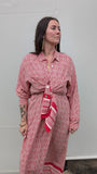 Ladli Lejardin Boyfriend Shirt Red - Stay Wild Collective  Top