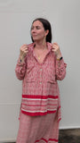 Ladli Lejardin Boyfriend Shirt Red - Stay Wild Collective  Top