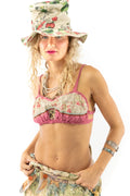 Magnolia Pearl Cat Appliqué Mindy Bralette 013 - Stay Wild Collective  Tops