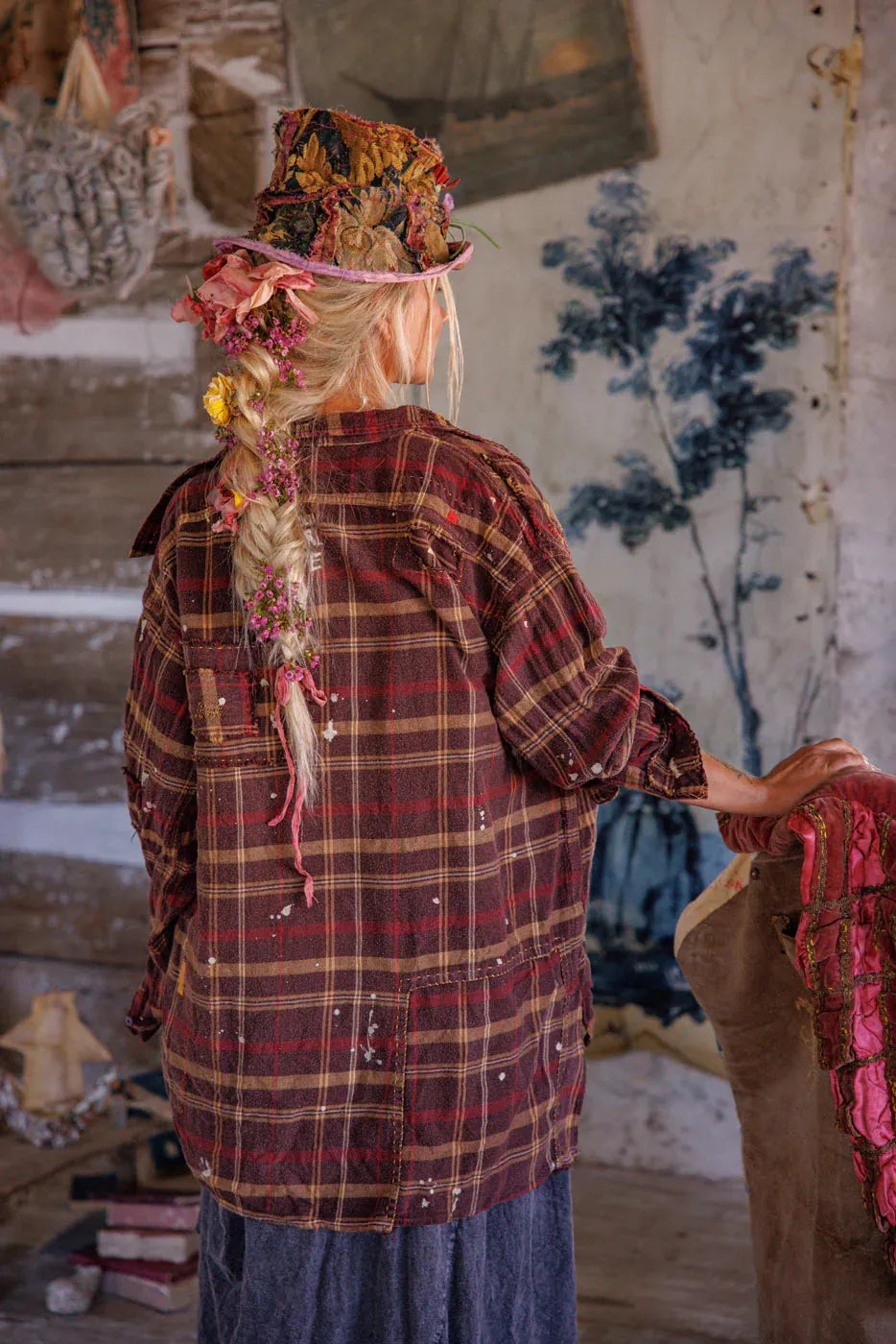Magnolia Pearl Check Adison Workshirt TOP 1391-STMBL-OS - Stay Wild Collective  Magnolia pearl