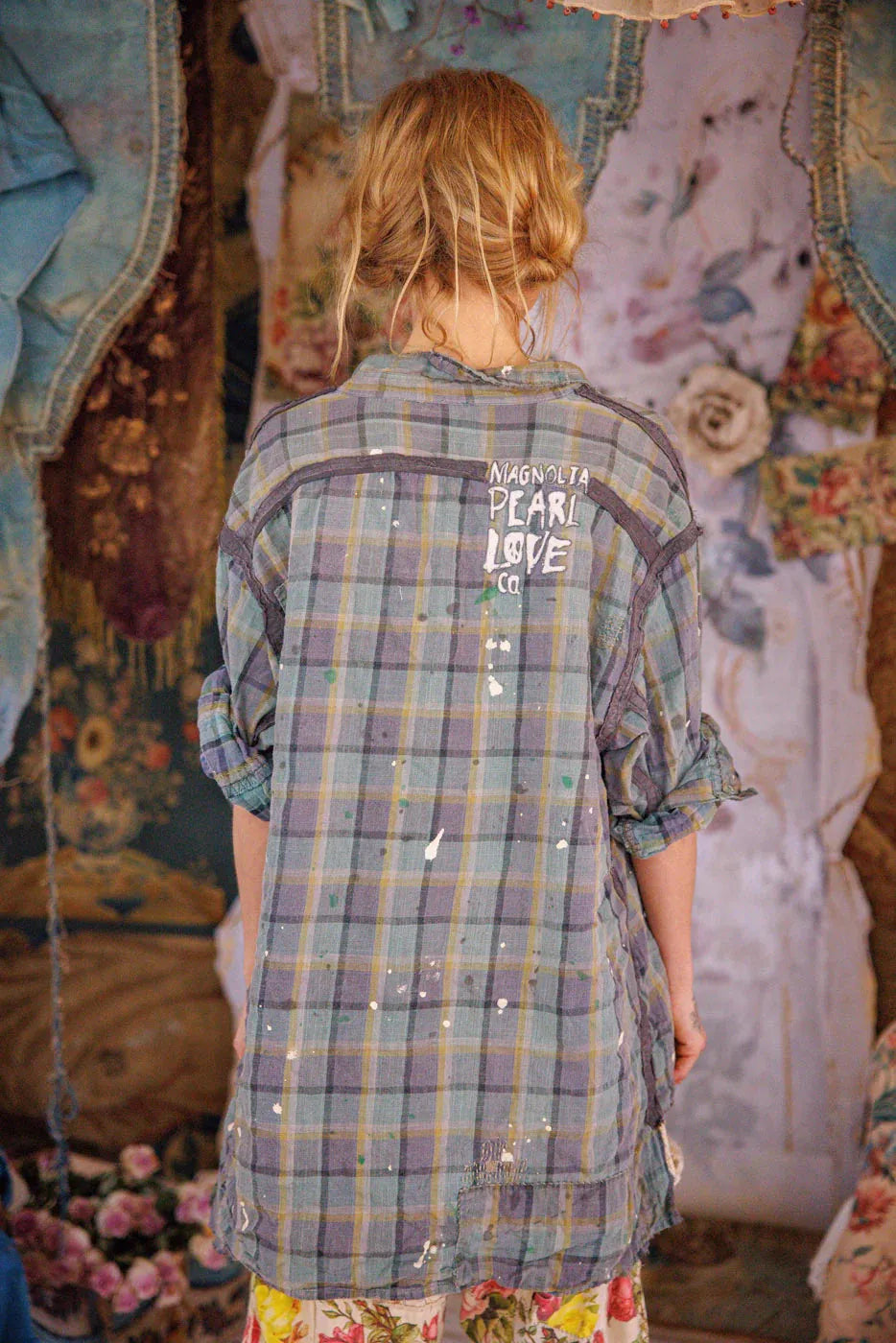 Magnolia Pearl Check Adison Workshirt TOP 1391-WAVE-OS - Stay Wild Collective  Magnolia pearl