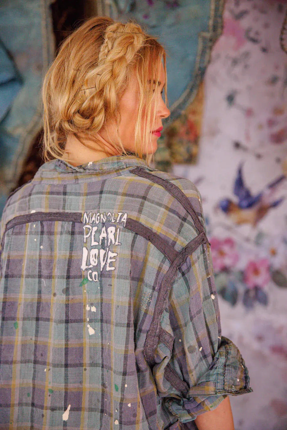 Magnolia Pearl Check Adison Workshirt TOP 1391-WAVE-OS - Stay Wild Collective  Magnolia pearl