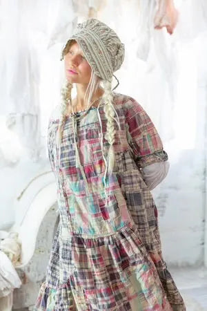 Magnolia Pearl DRESS 977-MADBL-OSPatchwork Helenia Dress - Stay Wild Collective  