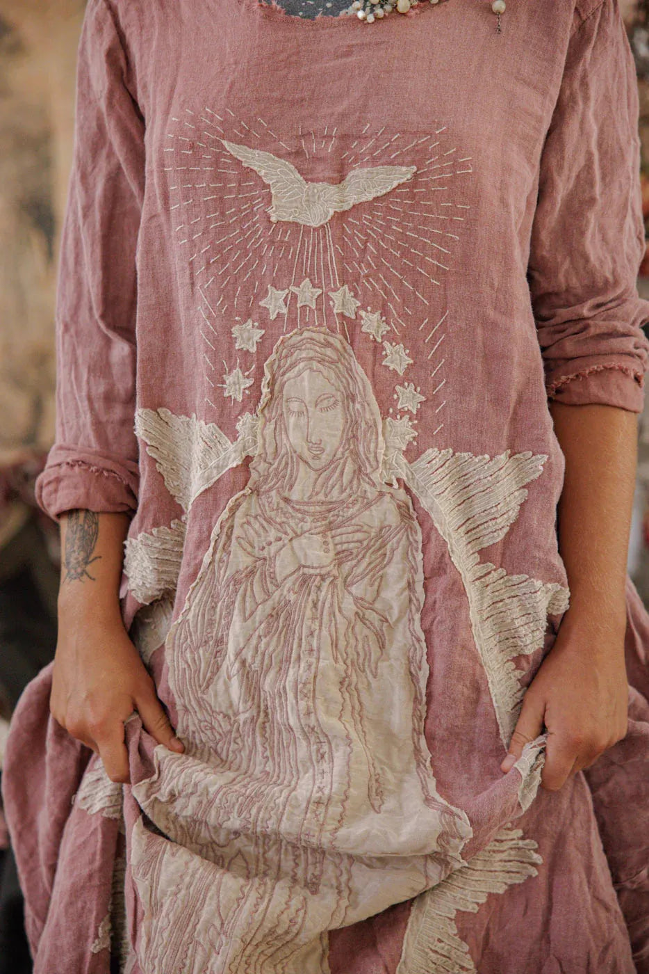 Magnolia Pearl Linen Queen of the Sea Dress 779-BISOU-OS - Stay Wild Collective  Dress