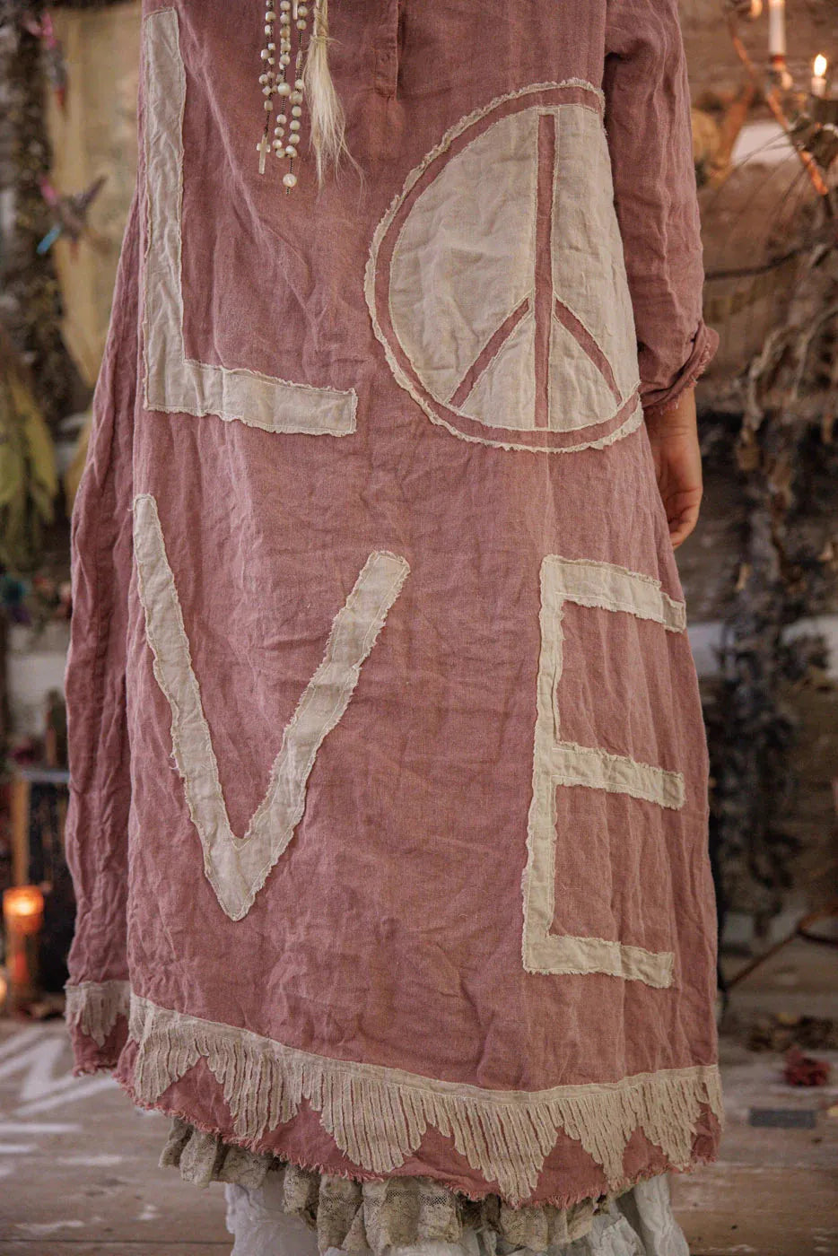 Magnolia Pearl Linen Queen of the Sea Dress 779-BISOU-OS - Stay Wild Collective  Dress