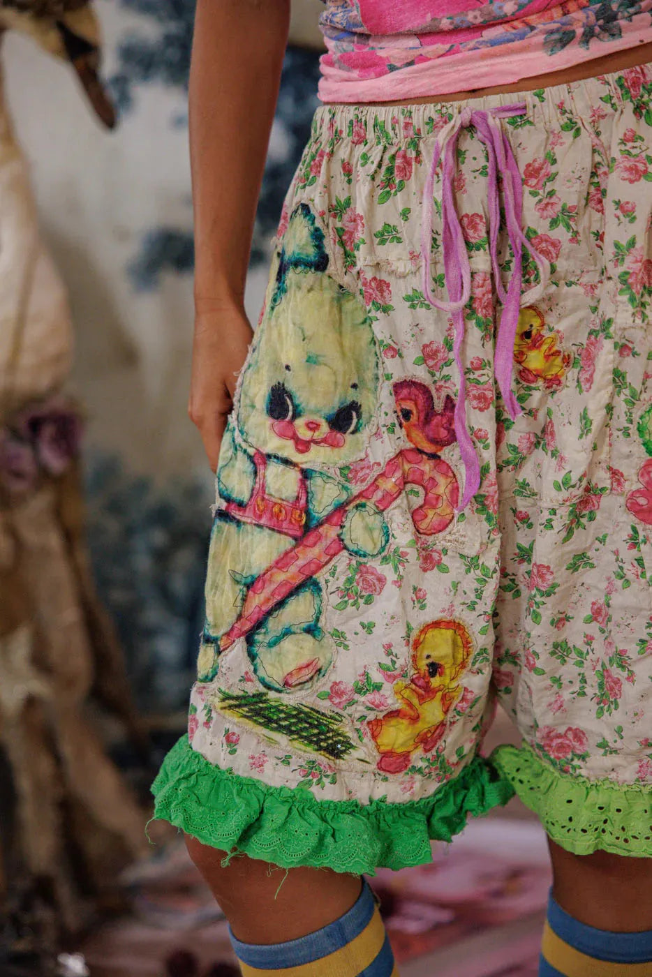 Magnolia Pearl Patchwork Fernie Shorts 106-EMARS-OS - Stay Wild Collective  Shorts