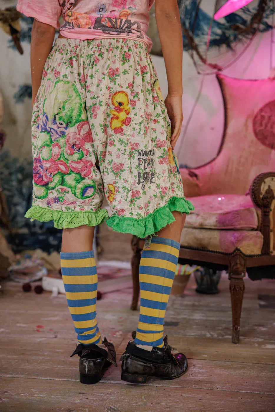 Magnolia Pearl Patchwork Fernie Shorts 106-EMARS-OS - Stay Wild Collective  Shorts