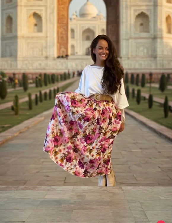 Layla maxi skirt Monet  kloth - Stay Wild Collective  