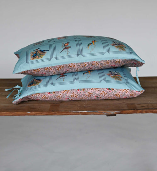  Lazy bones pillowcase set Australian birds - Stay Wild Collective  Decor