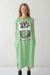 Lazybones Greengage Dress