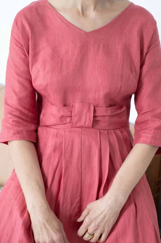 Lazybones Eloise Dress Linen - Stay Wild Collective  Dress