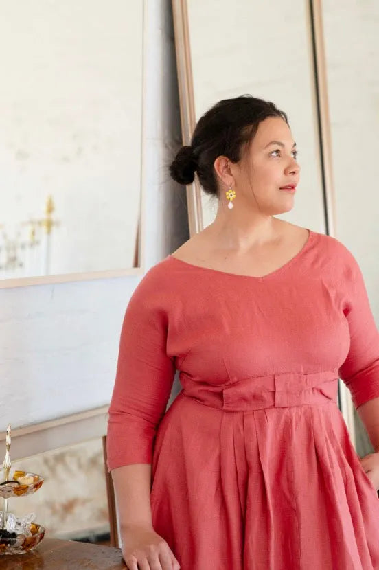 Lazybones Eloise Dress Linen - Stay Wild Collective  Dress