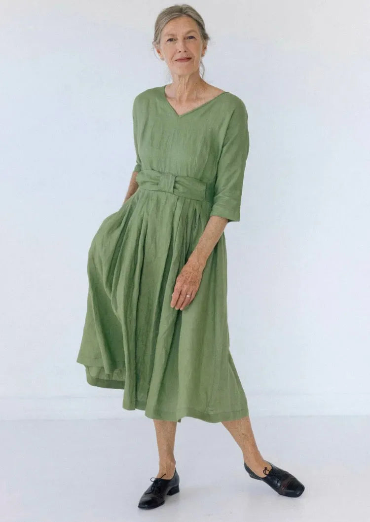 Lazybones Eloise Dress Linen - Stay Wild Collective  Dress