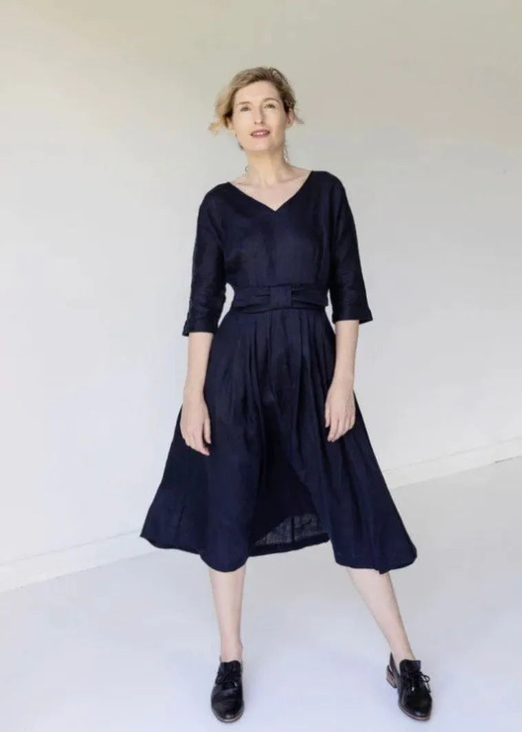 Lazybones Eloise Dress Linen - Stay Wild Collective  Dress