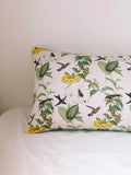 Lazybones Hummingbird Print Organic cotton Pillow case set of 2 - Stay Wild Collective  