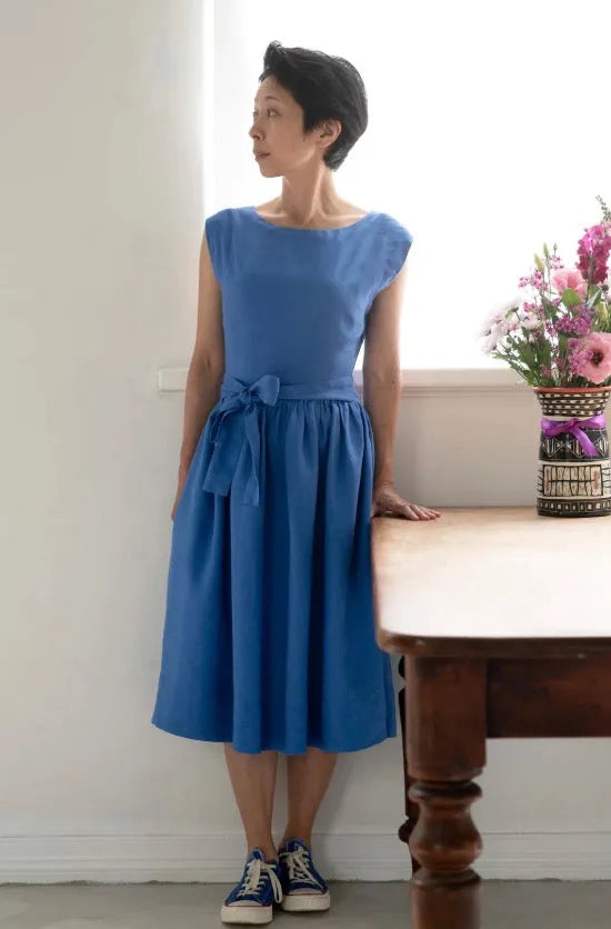 Lazybones Jane Dress Linen - Stay Wild Collective  Dress