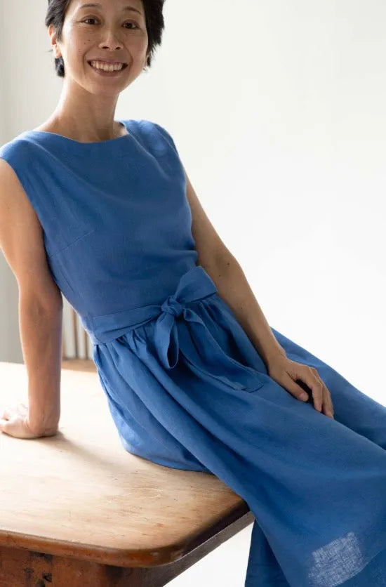 Lazybones Jane Dress Linen - Stay Wild Collective  Dress